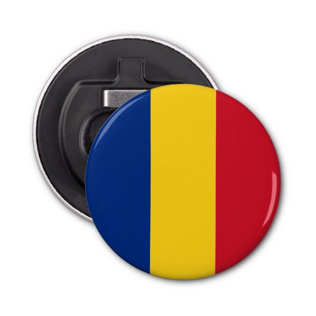 Romania Flag Bottle Opener (Front)