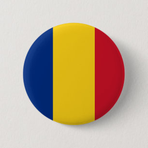 Romania Flag Button
