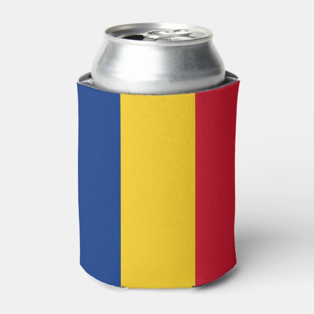 Romania flag can cooler (Can Front)