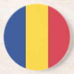 Romania Flag Coaster<br><div class="desc">Patriotic flag of Romania.</div>