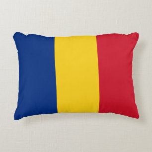 Romania flag decorative cushion