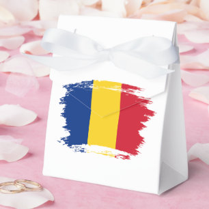 Romania flag favour box
