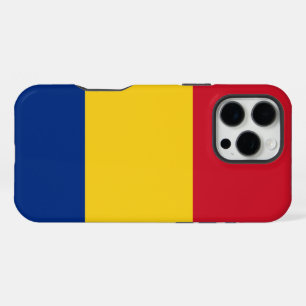 Romania Flag iPhone 16 Pro Max Case