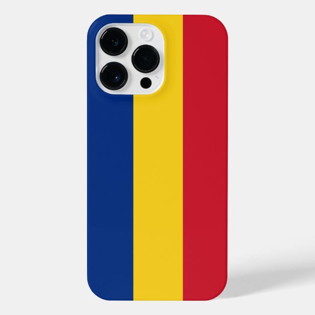 Romania flag iPhone case (Back)