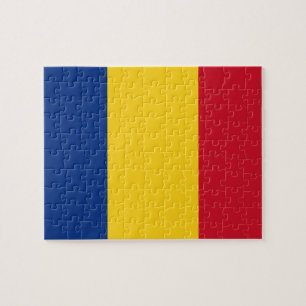 Romania Flag Jigsaw Puzzle