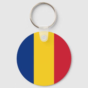 Romania Flag Key Ring