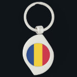 Romania Flag Key Ring<br><div class="desc">Romania Flag</div>