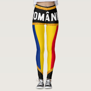 Romania Flag Leggings