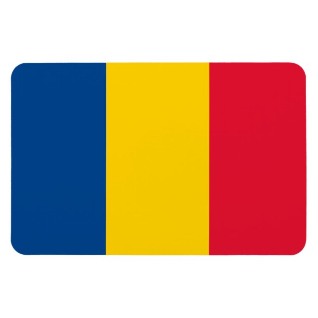Romania Flag Magnet (Horizontal)