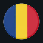 Romania Flag Magnet<br><div class="desc">Patriotic flag of Romania.</div>