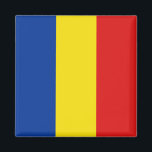 Romania Flag Magnet<br><div class="desc">Decorative magnet featuring the flag of Romania 
- Customise it: adjust images; add a name/slogan for personal gifts; add a company/club logo for promotional items


© 2008 FlagAndMap.</div>