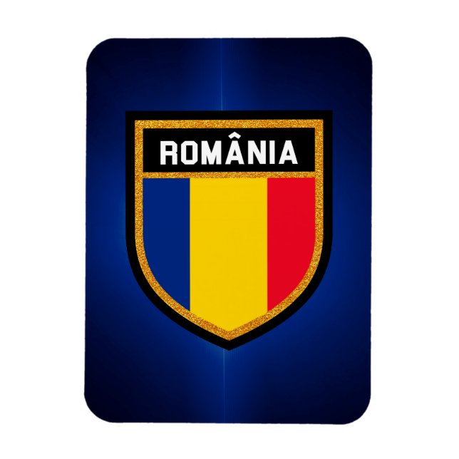 Romania Flag Magnet (Vertical)