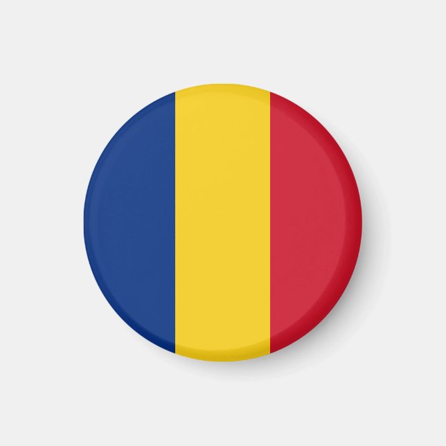 Romania flag magnet (Front)