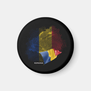 Romania flag magnet