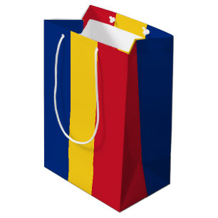 Romania flag medium gift bag