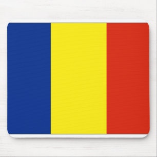 Romania flag mouse pad