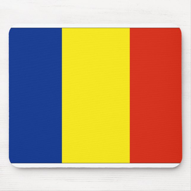 Romania flag mouse pad (Front)