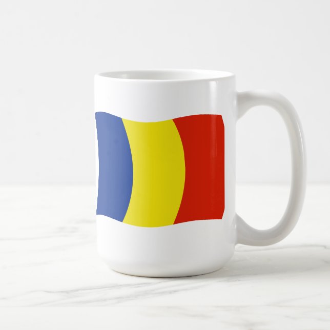 Romania Flag Mug (Right)