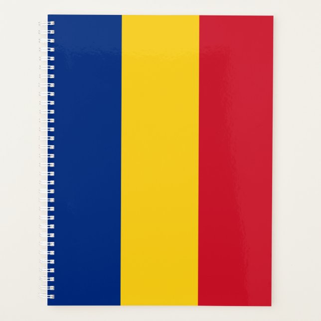 Romania Flag Planner (Front)
