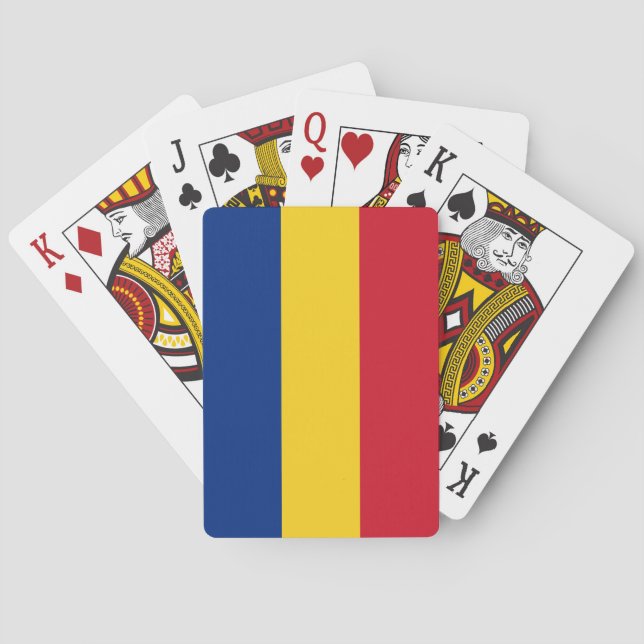 Romania Flag Playing Cards (Back)