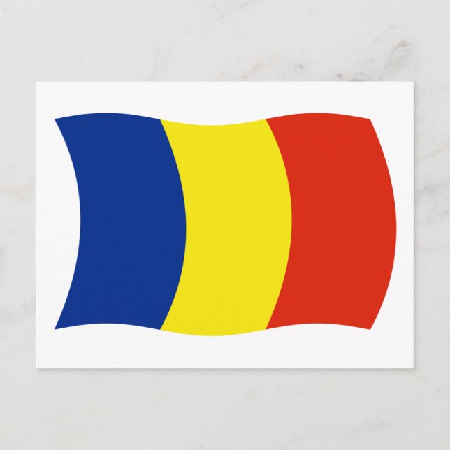 Romania Flag Postcard (Front)