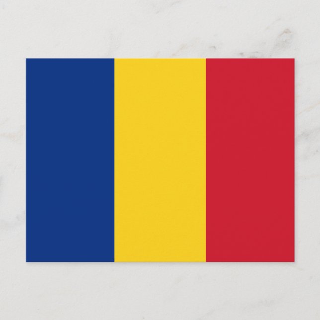 Romania Flag Postcard (Front)