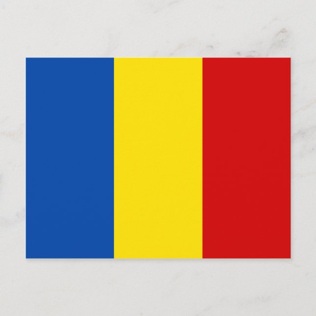 Romania Flag Postcard (Front)
