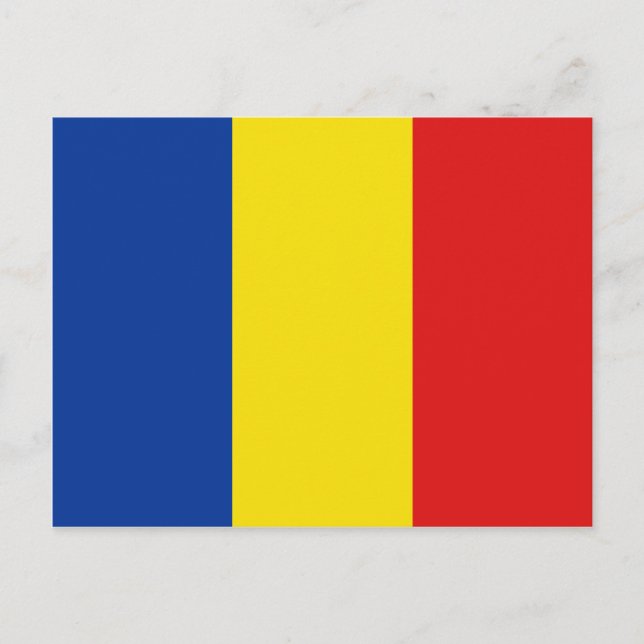 Romania Flag Postcard (Front)