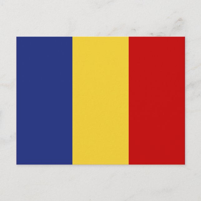 Romania Flag Postcard (Front)