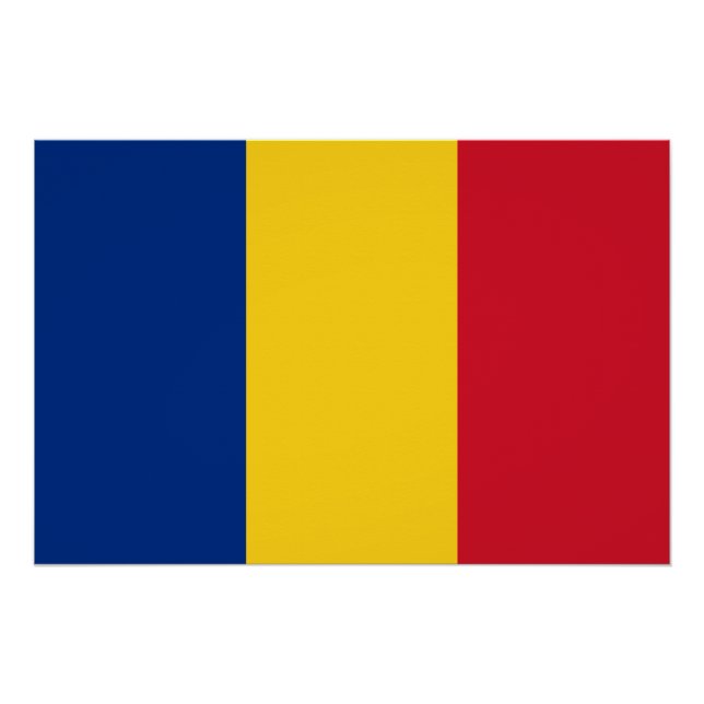 Romania Flag Poster (Front)