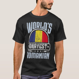 Romania Flag Proud Romanians Men & Women 2 T-Shirt