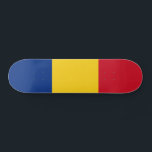 Romania Flag Skateboard<br><div class="desc">Patriotic flag of Romania.</div>