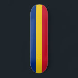 Romania Flag Skateboard<br><div class="desc">Patriotic flag of Romania.</div>