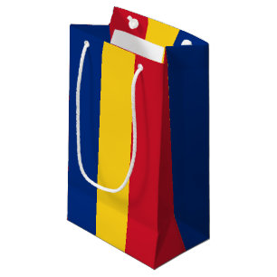 Romania flag small gift bag