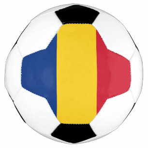Romania flag soccer ball