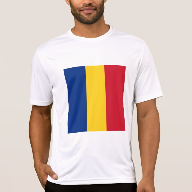 Romania flag T-Shirt (Front)