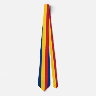 Romania Flag Tie