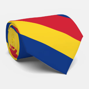 Romania flag tie