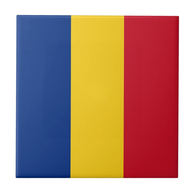 Romania flag tile (Front)