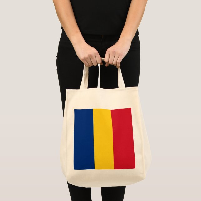 Romania flag tote bag (Front (Product))