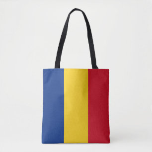 Romania Flag Tote Bag