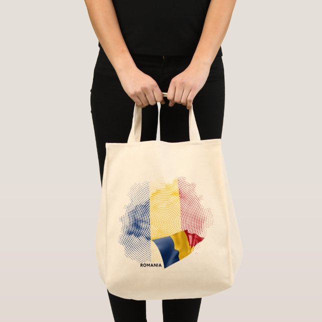 Romania flag tote bag (Front (Product))