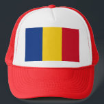 Romania Flag Trucker Hat<br><div class="desc">Romania Flag</div>