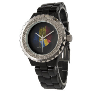 Romania flag watch