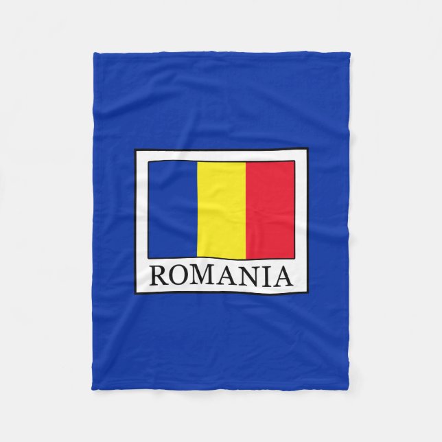 Romania Fleece Blanket (Front)