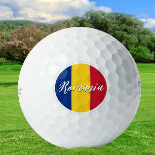Romania Golf Balls, Flag Golfers / Patriots Golf Balls