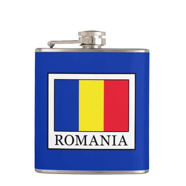Romania Hip Flask (Front)