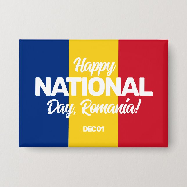 Romania Independence Day Romanian National Flag (Front)