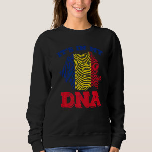 ROMANIA, It's In My DNA, Proud Romanians Flag Fing Sweatshirt