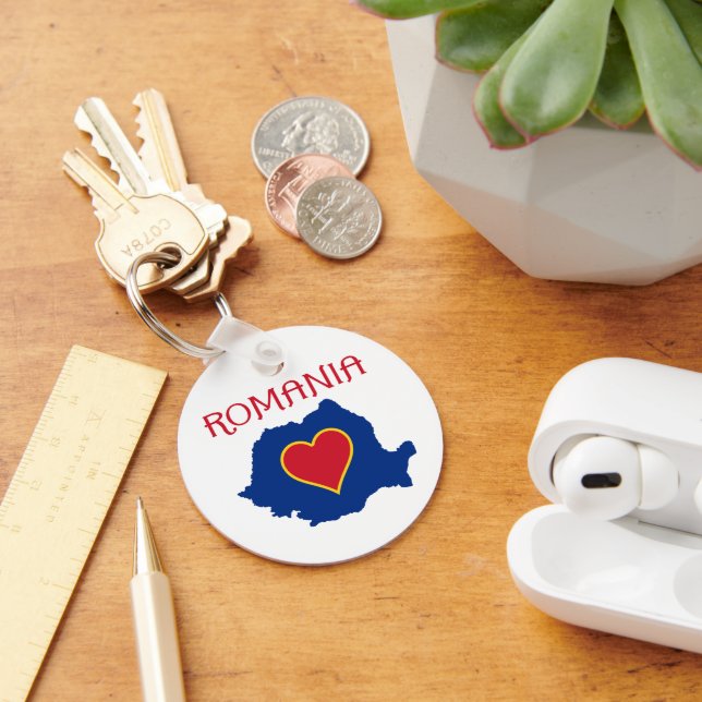 Romania Key Ring (Desk)